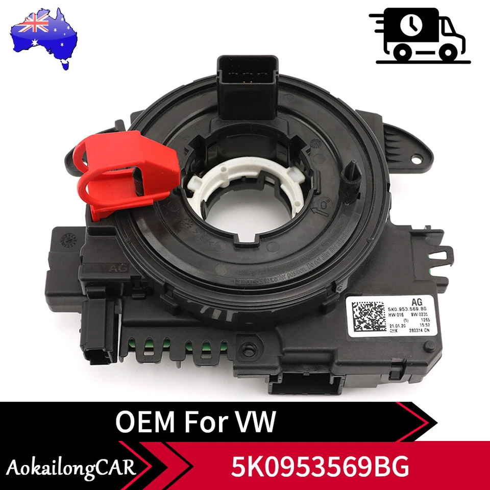For VW Audi Seat 5K0953569BG FCC Original Cruise Control Clock Spring Fit Module - Image 1 of 4