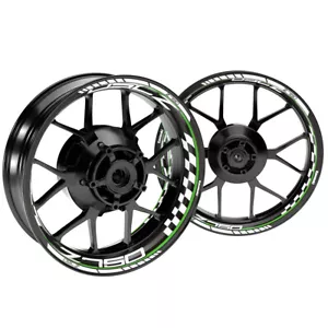 Pegatina de llanta Kawasaki Z750 Grid Premium pegatina de borde de llanta de motocicleta - Imagen 1 de 6