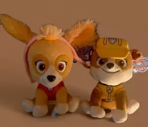 Paw Patrol Set di 2 Uniformi da aviatore e costruzioni firmate Skye Rubble - Foto 1 di 2