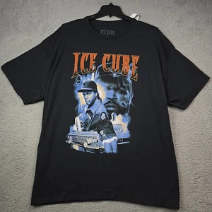 ICE CUBE Shirt Mens 3XL XXXL Black Hip Hop Rap Music 90 Y2K Retro Streetwear NWT - Picture 1 of 11