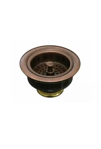 Thompson Traders TDB-35 Copper Basket Strainer For Kitchen Sinks - Picture 1 of 3