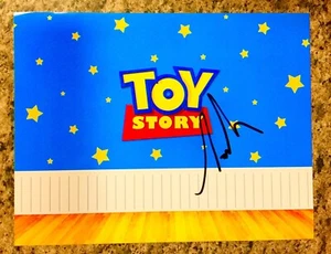 Tim Allen Signed Toy Story Logo - Actor, Buzz Lightyear, Tool Time Autograph 💥 - Picture 1 of 1