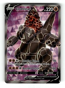 Coalossal V - Swsh04 Vivid Voltage - 173/185 - Full Art - NM - Pokemon TCG - Picture 1 of 2