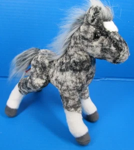 Douglas Cuddle Toys “Majestic” the Gray Dapple Foal Horse Plush Realistic - Picture 1 of 9