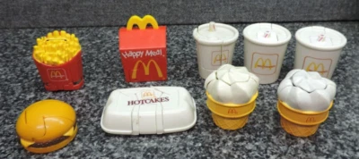 Vintage McDonald's Happy Meal Changeables Transformers Dinosaur Lot 9x 1987 / 90 - Image 1 of 4