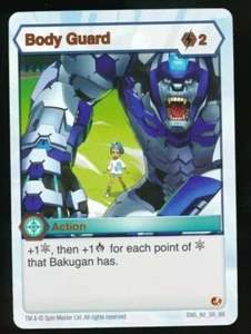 Bakugan Battle Planet Brawlers Body Guard Action Super Rare Card Red Foil  - Picture 1 of 3