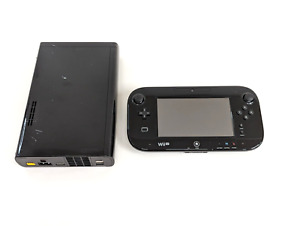 D70 Nintendo Wii U Black Premium set 32GB Console Controller pad WUP-101 USED