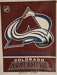 Colorado Avalanche NHL Hockey 27" x 37" Banner Flag Wincraft Brand Av's - Picture 1 of 2