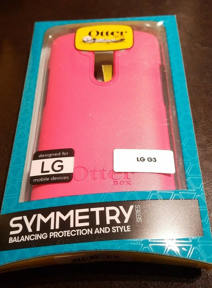 NUEVA Funda Serie OtterBox Symmetry para LG G3 - Damson Blaze Pink Foto 1 de 3