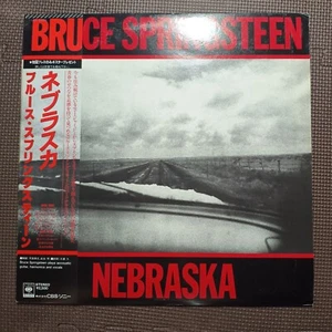 BRUCE SPRINGSTEEN-NEBRASKA 25AP-2440 JAPAN PROMO ISSUE 1LP OBI,INSERT,O.I.S - Picture 1 of 14