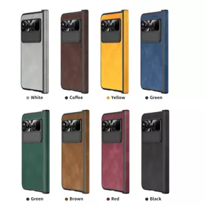 Funda protectora de pantalla plegable de cuero para Google Pixel soporte oculto protección con bisagras - Imagen 1 de 68