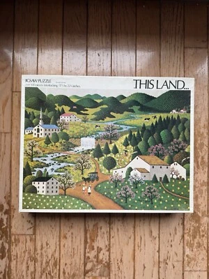 1973-Esta noite de primavera-500 peças quebra-cabeça-Um quebra-cabeça Parker-Charles Wysocki-RARO! - Imagem 1 de 4