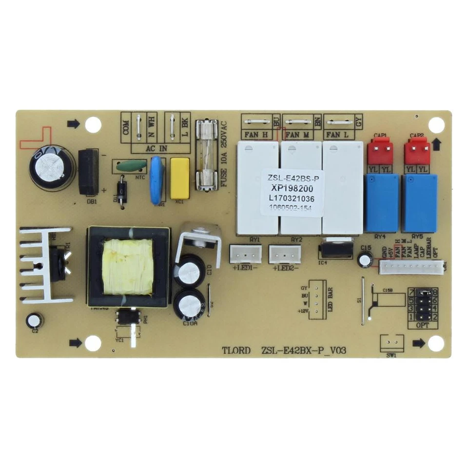 Control Board for Siena Zephyr Hood 11010188, ZSP-E48BS ZSL-E42BX 11010084 - Image 1 of 1