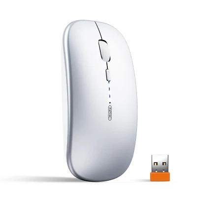 INPHIC M1P Rechargeable Wireless Mouse 2.4G Silent Ultra-Thin with Power Display - Image 1 of 4