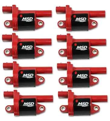 MSD Ignition RED Coil Blaster Series 8 Pack For 2015-2018 Chevrolet Tahoe 82688 - Image 1 of 4