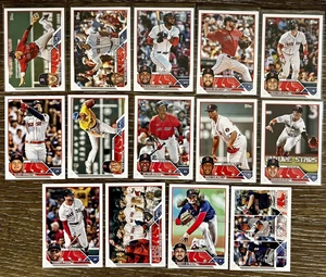 2023 Topps Series 1, 2 & Update Boston Red Sox Team Set (36 Cards) - Bild 1 von 12