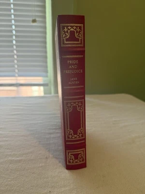 Pride And Prejudice by Jane Austen 1980 Franklin Library Hardcover Foto 1 de 3