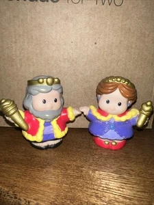 2002 Fisher Price Little People KING & QUEEN Castle Spielfiguren Lil Kingdom - Bild 1 von 9