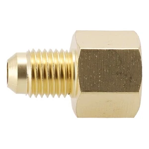 Conditioner Adapter Tool Automotive Brass Car External thread 1/4" Gold - Picture 1 of 12