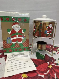 Vintage Potpourri Keramik Duft mit Ständer Enesco Winter Wonderland - Bild 1 von 11