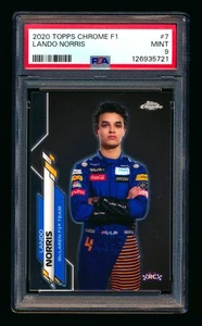 Topps 2020 cromo F1 #7 Lando Norris RC retrato Mclaren novato PSA 9 ¡Como nuevo! - Imagen 1 de 2