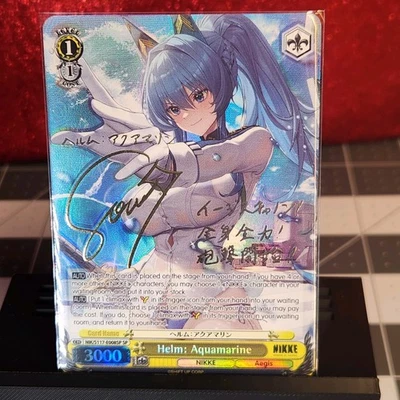 English Weiss Schwarz Nikke - Helm; Aquamarine NIK/S117-E008SP SP - Image 1 of 4