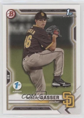 2021 Bowman Draft 1st Edition Robert Gasser #BD-135 - Image 1 of 2