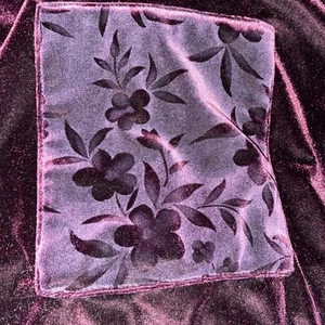 Vtg Studio Ease Velvet Dress Womens 18W Sleeveless Maxi 90s Art to Wear Purple - Picture 1 of 9