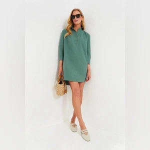 Pomander Place | Tuckernuck Women's Green Polly Dress Size Small Closet Staple - Picture 1 of 9