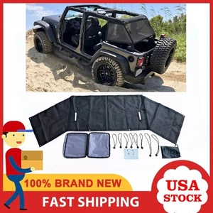 Cubierta superior de malla para maletero para Jeep Wrangler JK JKU 2007-2017 4 puertas EE. UU. - Imagen 1 de 12
