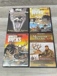 4 Hunting Dvd Lot Monster Bucks XVI 1 & 2 , XII, DRURY OUTDOORS PREDATORS - Picture 1 of 4