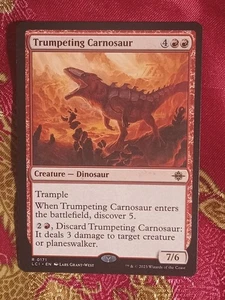 Trumpeting Carnosaur The Lost Caverns of Ixalan Magic The Gathering MTG red - Picture 1 of 1