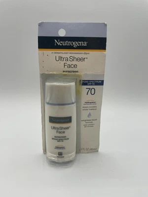 Protector solar diario transparente Neutrogena Ultra Face Liquid EXPIRED 1,4 OZ SPF70 Foto 1 de 4