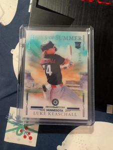 2025 Panini Boys of Summer Luke Keaschall RC Blue Rookie #23/99 Twins - Picture 1 of 2