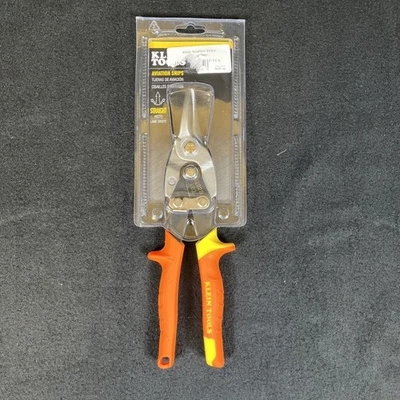 Klein Tools Straight Cutting Aviation Snips Heavy Duty Steel 1202S - Image 1 of 4