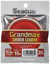 KUREHA Seaguar Grandmax SHOCK LEADER 20m 44.5lb #10 Saltwater Fishing Line NEW