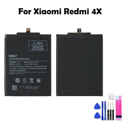For Xiaomi Redmi 4X Replacement Battery BM47 + Tool Kit - Imagem 1 de 2