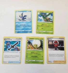 MISCUT ERROR Ball Guy Shining Fates Pokemon Cramorant Tropius Eldegoss Misprint - Picture 1 of 11