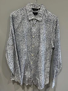 Paul Smith Fern Patterned Shirt | Long Sleeve | BYARD Collection | Size 16 / 41 - Picture 1 of 5