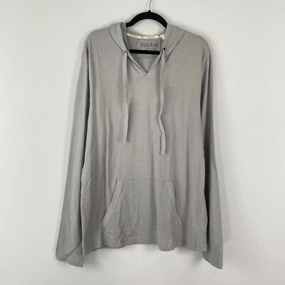 Guess Flanders Slub Sudadera con Capucha Para Hombre XL Gris Pullover Algodón Foto 1 de 4