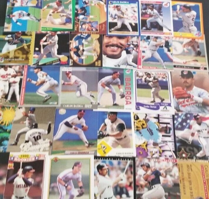 CARLOS BAERGA YOU PICK HUGE COLLECTION CLEVELAND INDIANS ALL CARLOS BUY ALL - Image 1 of 1