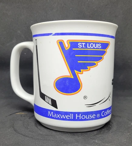 St. Louis Blues Maxwell House Coffee Mug Night 1993 Cup Hockey NHL see pics Cover