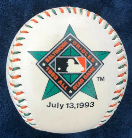 1993 MLB All-Star Game Baltimore Orioles Logo Franklin Baseball Vinyl Cover Cover