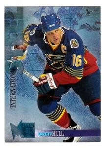 1995-96 FLEER METAL #8 BRETT HULL INTERNATIONAL STEEL - Picture 1 of 1