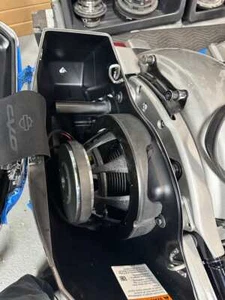 Nagy's Customs 10" 2024 CVO Harley Midbass Subwoofer Saddlebag Ring - Picture 1 of 7
