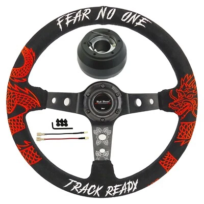 TRACK READY Steering Wheel Kit For Nissan Datsun 280Z 260Z 240Z 620 510 C10 US - Image 1 of 4