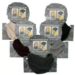 Multifunktions Loop Schal Halstuch Rundschal Mütze Hoody - Bild 1 von 17