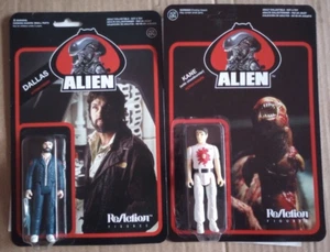 Super 7 Reaction Alien MOC 3.75" Action Figure Lot Dallas Kane With Chestbuster - Picture 1 of 16