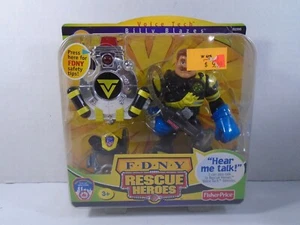 2002 FISHER PRICE--FDNY RESCUE HEROES--BILLY BLAZES FIGURE (NEW) - Picture 1 of 7