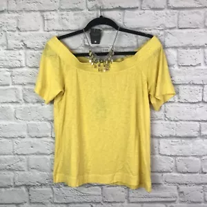 Splendid L Yellow Off Shoulder Top - Bild 1 von 4